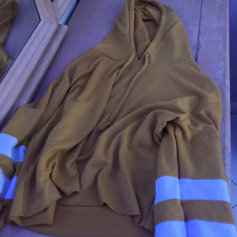 a crop top hoodie